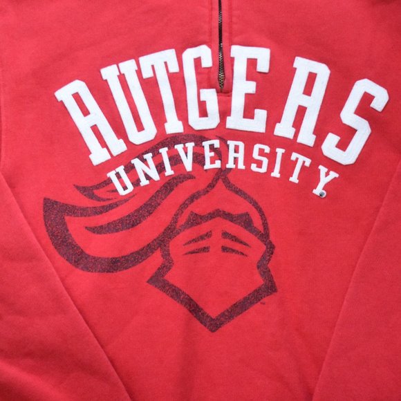 Rutgers University Jansport 1/4 Zipper Sweatshirt, XS - Picture 2 of 2